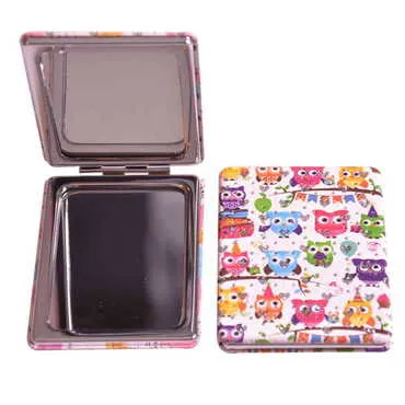 Cute Animals Themed Custom Printed Rectangle Pocket Mirror - Standart - 11