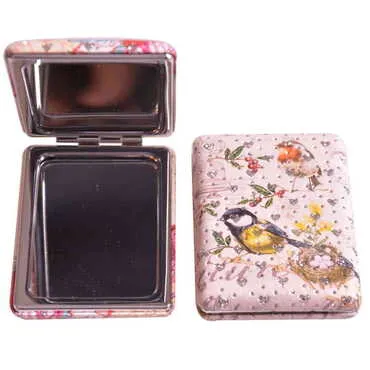 Cute Animals Themed Custom Printed Rectangular Curved Pocket Mirror - Standart - 4