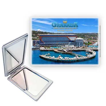 Toptan Otel Temalı Myros Dikdörtgen Özelleştirilmiş Pu Ayna 85x62x11 mm - Standart