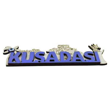 Toptan Kuşadası Temalı Myros Ahşap Magnet - Standart - 2