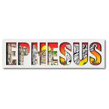 Museum Themed Wooden Customised City Name Letter Souvenir Fridge Magnet