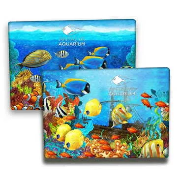 Toptan Aquapark Temalı Myros Kanvas Magnet 50x70 mm