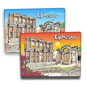 Toptan Müze Temalı Myros Kanvas Magnet 50x70 mm