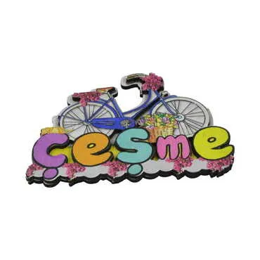 Cesme Themed Wooden Customised 2D Souvenir Fridge Magnet - 2