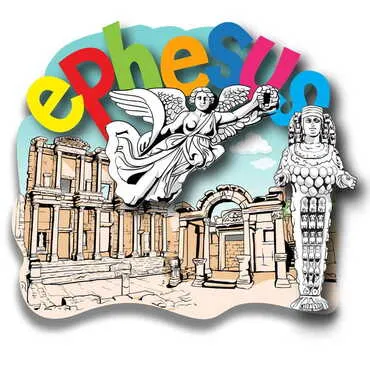 Museum Themed Wooden Customised 2D Souvenir Fridge Magnet