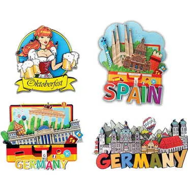 Customazible Wooden Customised 2D Souvenir Fridge Magnet