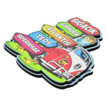 Toptan Sığacık Temalı 3d Resi̇mli̇ Ahşap Magnet - 2