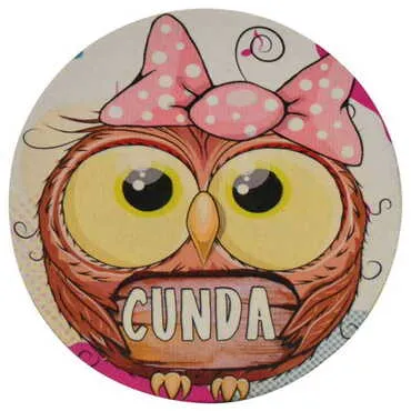 City Themed Wooden Custom Printed Souvenir Coaster 100 mm