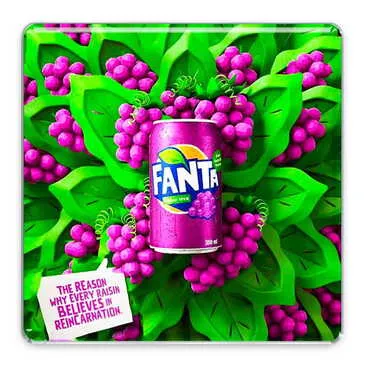 Promotional Epoxy Dome Mini Square Souvenir Fridge Magnet 35x35 mm