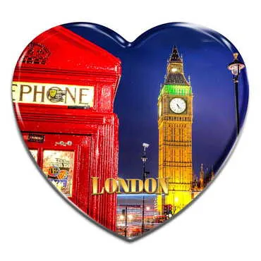 Toptan Londra Temalı Myros Magnet 40x37 mm - Standart - 2