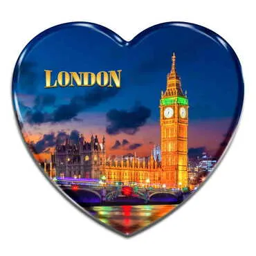 Toptan Londra Temalı Myros Magnet 40x37 mm - Standart - 5