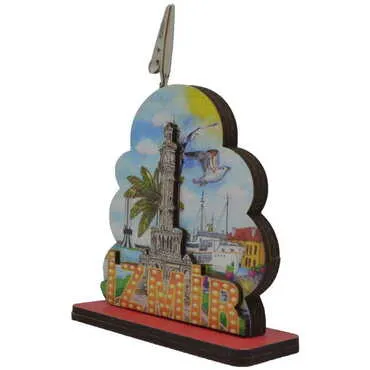 Izmir Themed Wooden Customised Paper Clip - Standart - 2