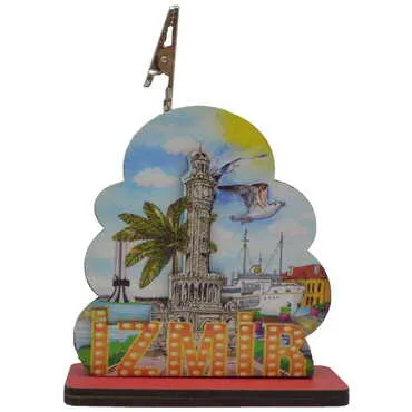 Izmir Themed Wooden Customised Paper Clip - Standart - 3