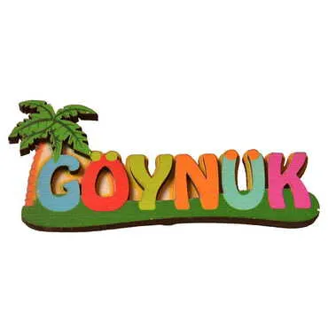 Toptan Göynük Temalı Uv Baskılı Yazı Magnet