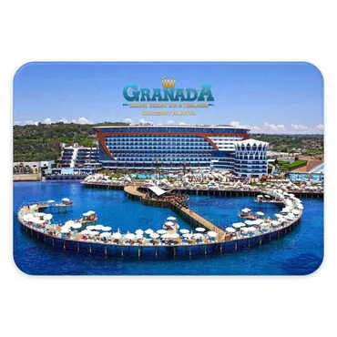 Toptan Otel Temalı Uv Baskılı Magnet 80x50 mm