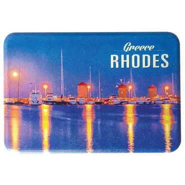 Customazible Customised UV Printed Plastic Base Rectangle Fridge Magnet 80x50 mm - Standart - 2
