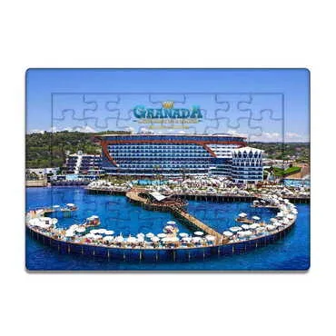 Toptan Otel Temalı Myros 130*180 Mm Uv Puzzle