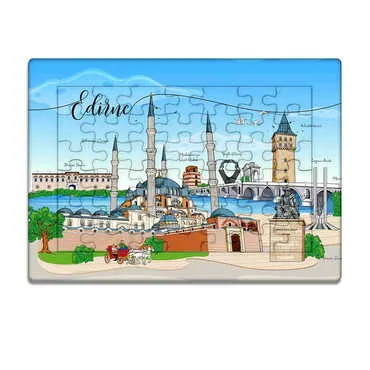 Toptan Şehre Özel Uv Baskılı Puzzle 130x180 mm