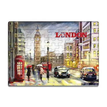 City Themed Customised Paper Jigsaw Puzzle 130x180 mm - Standart - 2