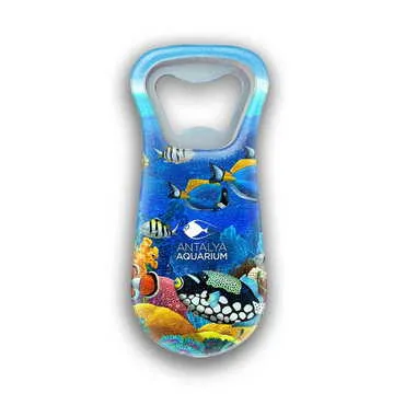 Toptan Aquapark Temalı Uv Baskılı Açacak Magnet 95x43 mm