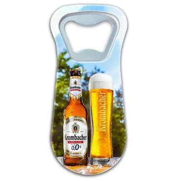Promotional Customised Uv Printed Plastic Base Plastic Base Bottle Opener 95x43 mm
