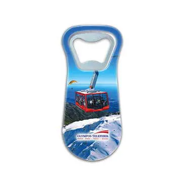 Cable Card Themed Customised Uv Printed Plastic Base Plastic Base Bottle Opener 95x43 mm - Standart