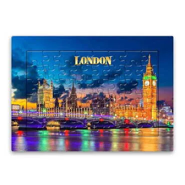 City Themed Customised Paper Jigsaw Puzzle 190x270 mm - Standart - 2