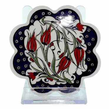 Toptan Küçük Papatya Bardakaltı Seri̇grafi̇ - Standart - 4