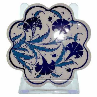 Toptan Küçük Papatya Bardakaltı Seri̇grafi̇ - Standart - 6