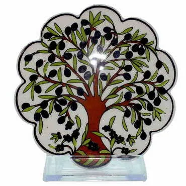 Toptan Küçük Papatya Bardakaltı Seri̇grafi̇ - Standart - 7
