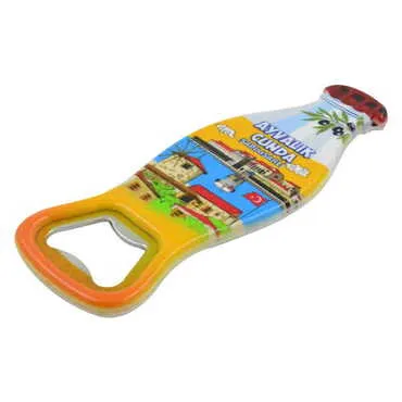 Toptan Ayvalık Temalı Myros Şişe Açacak Magnet 42x120 mm - 2