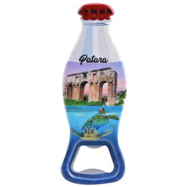 Patara Themed Customised Uv Printed Coca Cola Bottle Shape Plastic Base Bottle Opener 42x120 mm