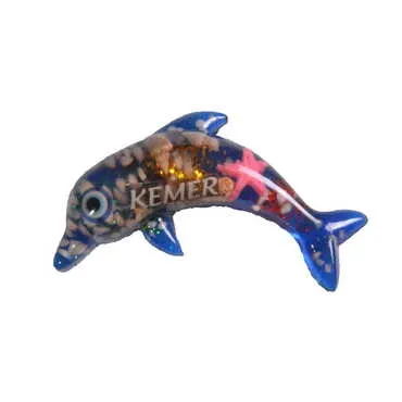 Toptan Balık Temalı Şeffaf Polyester Magnet