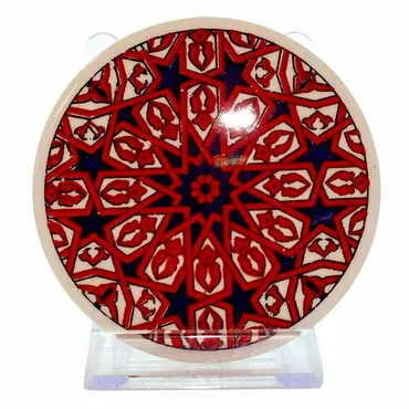 Turkish Ceramic Serigraphy Round Coaster 95 mm - Standart - 5
