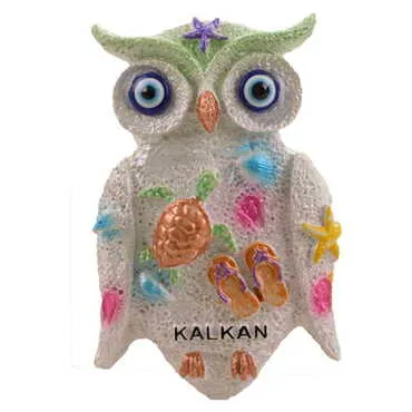 Toptan Hayvan Temalı Taşlı ve Sedefli Polyester Magnet