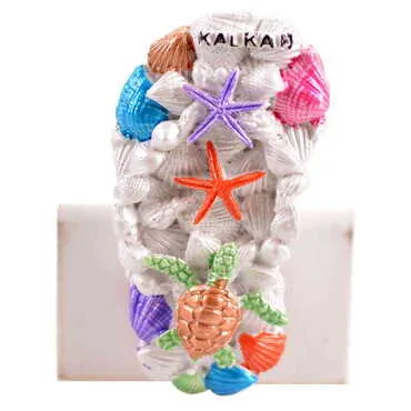 Toptan Terlik Temalı Taşli Ve Sedefli̇ Polyester Magnet