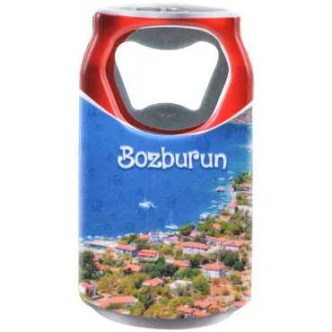 Toptan Bozburun Temalı Myros Teneke Kutu Açacak Magnet 43x80 mm