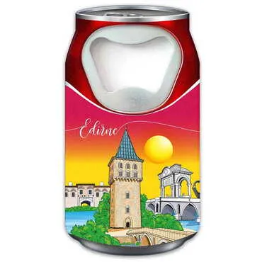 Toptan Şehre Özel Myros Teneke Kutu Açacak Magnet 43x80 mm