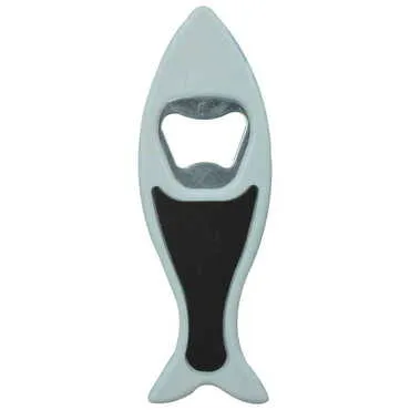 Cunda Themed Customised UV Printed Fish Shape Printed Plastic Base Bottle Opener 42x130 mm - 2