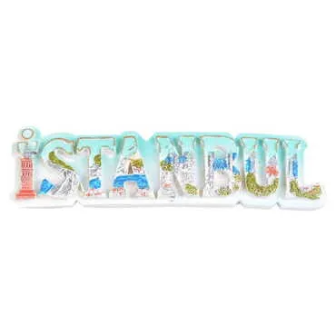 Istanbul Text Polyester Fridge Magnet