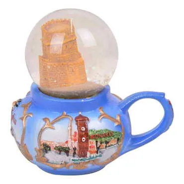 Alanya Themed Polyester Snow Globe 65 mm - PM1487(2) - 3