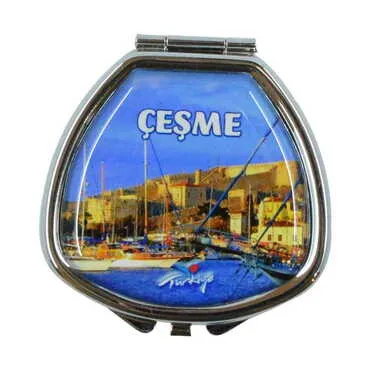Cesme Themed Metal Oval Pill Box