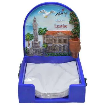 Izmir Themed Polyester Memo Note Holder - Standart - 2