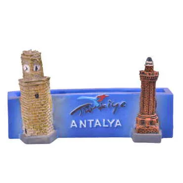 Antalya Themed Polyester Card Holder