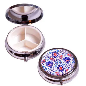 Customised Epoxy Round Pill Box 50x15 mm