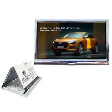 Promotional Customised Metal Card Holder 94x60x8 mm