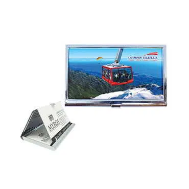 Toptan Teleferik Temalı Myros Metal Kartvizitlik 94x60x8 mm