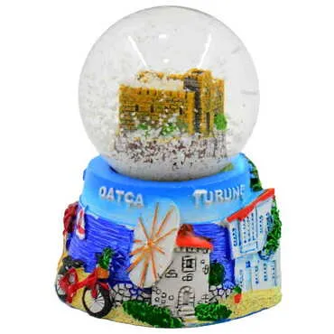 Marmaris Icmeler Turunc Polyester Snow Globe 45Mm - Standart - 2