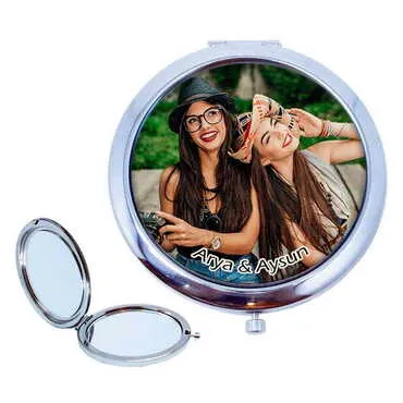 Toptan Arkadaşa Özel Myros Yuvarlak Ayna 70*11 Mm - Standart - 2