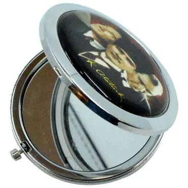 Ataturk Themed Customised Metal Epoxy Travel Make Up Compact Mirror 70x11 mm - 2